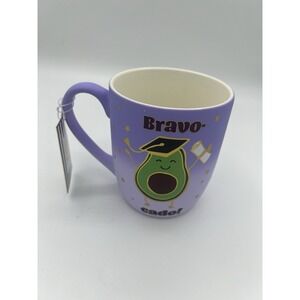 Luna & Sage Ceramic Coffee Mug Grad Avocados Love Theme